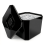 Octagonal Ice Bucket 8 Pint, Black 1