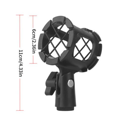 dheld Microphone Shock Mount Mic Holder Shockproof for Studio Live Performs 2