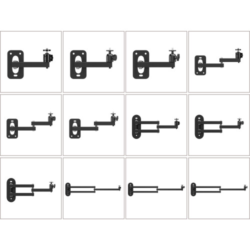 Multi Functional Projector Hanger Rack Stand Ceiling Wall Mount Stable 35cm Aluminum head 2