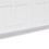 (White, MDF) Expandable Kitchen Island 133-202cm 2Drawers 12