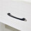 (White, MDF) Expandable Kitchen Island 133-202cm 2Drawers 7