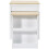 (White, MDF) Expandable Kitchen Island 133-202cm 2Drawers 15