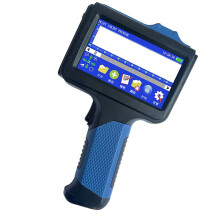 Plastic Hand Jet Handhelds Thermals Inkjet Printers for Logos Expiry Date Label Blue