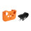 AntiScratch Silicone Sleeve For Mini4Pro Drones Controllers Easy Storage Orange 1