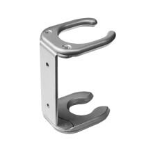 Space Saving Wall Organizers for Airstrait HT01 Curling Iron Holder Metal Rack Gray