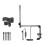 Microphone Boom Arm Multi Directional Adjustable Mic Stand with Light YZ 38S spring clamp 1