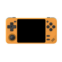 64G/128G Game Console with 3D Joystick 3.5in Display Double Card Slot Portable Yellow 64G