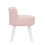 Living And Home Velvet Soft Seat Low Back Vanity Stool Dressing Table Chair 4