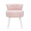Living And Home Velvet Soft Seat Low Back Vanity Stool Dressing Table Chair 3