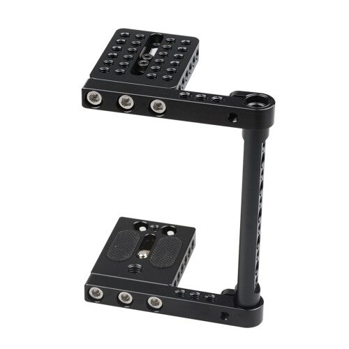 Professional Camera Cage Hand Grip Basic Quick Release Plate Cage Kit Frame
