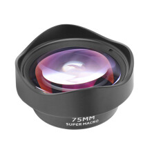 Clip-on Macro Lens 75mm Mobile Phones External Macro Lens 10X Magnification