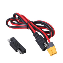XT60 Female to SAE Connectors Cable 14AWG Charging Cable for Connection of Solar 30cm