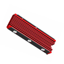 Cooling Heatsink Pad Aaluminum for M.2 2280 Solid Drives Easy Installation Red
