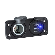 Multifunctional 12V USB Socket Panel 240W Double USB Socket Outlet Adapter for YH Model