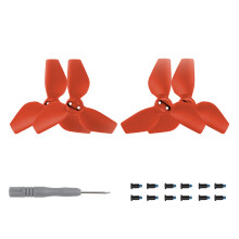 4/8Pcs Drones Propellers Low Noise Replacement with Screws and Two pairs in red