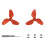 4/8Pcs Quick Releasing Propellers Replacement Low Noise Propeller For One pair in red 1