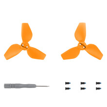 1/2 Pair Propellers Replacement for Drones Propellers Pocket Flying One pair in orange