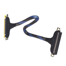 Premium PCIE5.0 X16 Cable With Adjustable Mounting Hole For PC 15.75in/19.69in 50cm