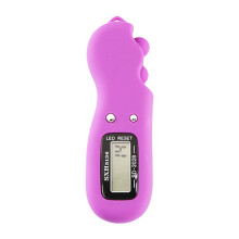 Electric Led Counter Portable Finger Counter Prayer Relaxation Tool Large Screen Purple