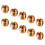 10Pcs Microphone Stand Adapter 5/8 to 3/8 Microphone Thread Screw Adapter Aluminum 1