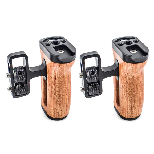 DSLR Camera Cage Handle Cold Shoe Extension Grip for Flash and Microphone double grip
