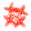 Plastic Propeller Set easy installs Drones  Edges  Simple to Use for Tinyhawk  Red 1