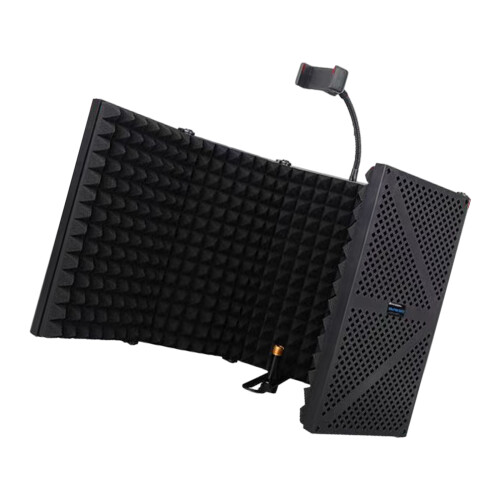Microphone Sound Isolation Windshield Lightweighted Windscreen Improved Sound Black