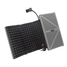 Microphone Windshield Windscreen for Podcasts Music Recording Easy to Store Grey