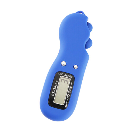 Digital Display Counting Device Electronical Manual Security Running For Prayer Blue