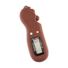 Electric Led Counter Portable Finger Counter Prayer Relaxation Tool Large Screen Brown
