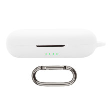 Earphone Sleeve Shell for Open Earbuds Impact Resistance Nonslip Waterproof Case White