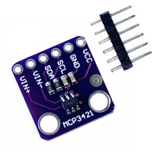 GY-MCP3421 High Resolution I2C ADC Module MCP3421A0T For Precise Measurement