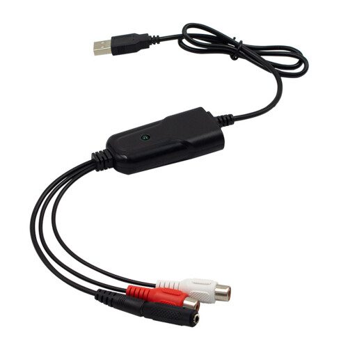 USB  Auditory Capture Card for Digitizing Old Cassette Tapes into MP3 Format
