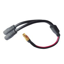 XT60 to Double DC7909 Female Extension Cable for Solar Energy Systems 30cm