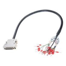 SCSI Servo Connector Cable Single Female Head CN14P to CN68P Gold 0.5m CN36 metal female