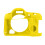Protective Silicone Camera Case for R5II Comfortable Soft Texture Yellow 1