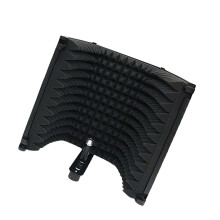 Efficient Sound Absorbing Microphone Isolation Shield Screen for Broadcast