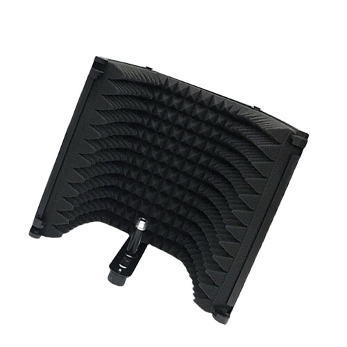 Efficient Sound Absorbing Microphone Isolation Shield Screen for Broadcast
