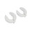 Plastic Drift Fixer Joystick Drift Solution Joystick Stabilizers for Switch  White 1