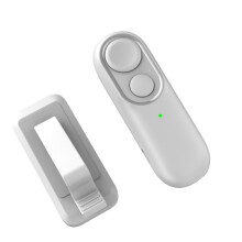 White Page Turner Remote for Tablets Comfortable Long Terms Use in Any Setting