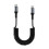 Flexible USB C Charging Cable Cord Data Sync Wire for Efficient Power Delivery Black 1
