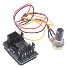 Durability PWM PC Chassis Cooling Fan Hub With 6Pin Power Supply For Stability