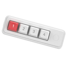 Mini 4 Key Mechanical Gaming Keyboard Hot Swap Designing Double USB C Keypad White