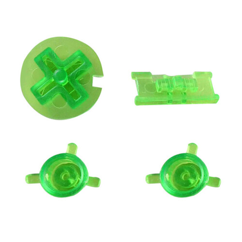 Handheld Gaming Consoles Button Classical ABS Keys Simple Installs for Consoles Green