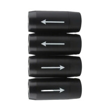4Pcs Y Splitter Speaker Sound Cable Wire Pant Sound Cable Adapter Sleeve Black