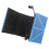 Portable 5 Panel Microphones Sound Insulation Acoustics Shield for Improved Record Blue 1