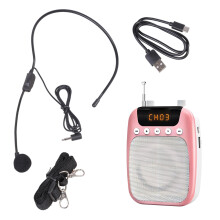 Voice Amplifier for Teachers, Coaches, Guides with Headset Microphone Set S358