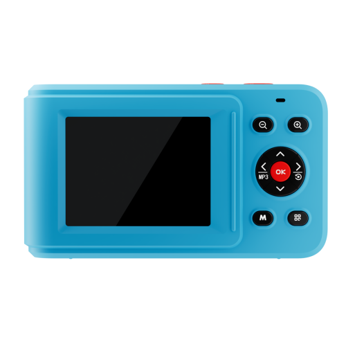 Digital Camera with double Viewing Screens & MP3 Capability Travel Friendly Camera Blue