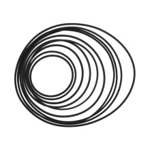 100/200Pcs Turntable Belt 25-70mm Rubber Drive Belt Replacement Turntable 100pcs