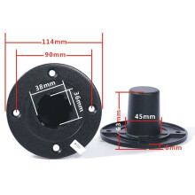 Professional Stage Sound Speaker Base with Metal Stand for Secure 114x63 aluminum